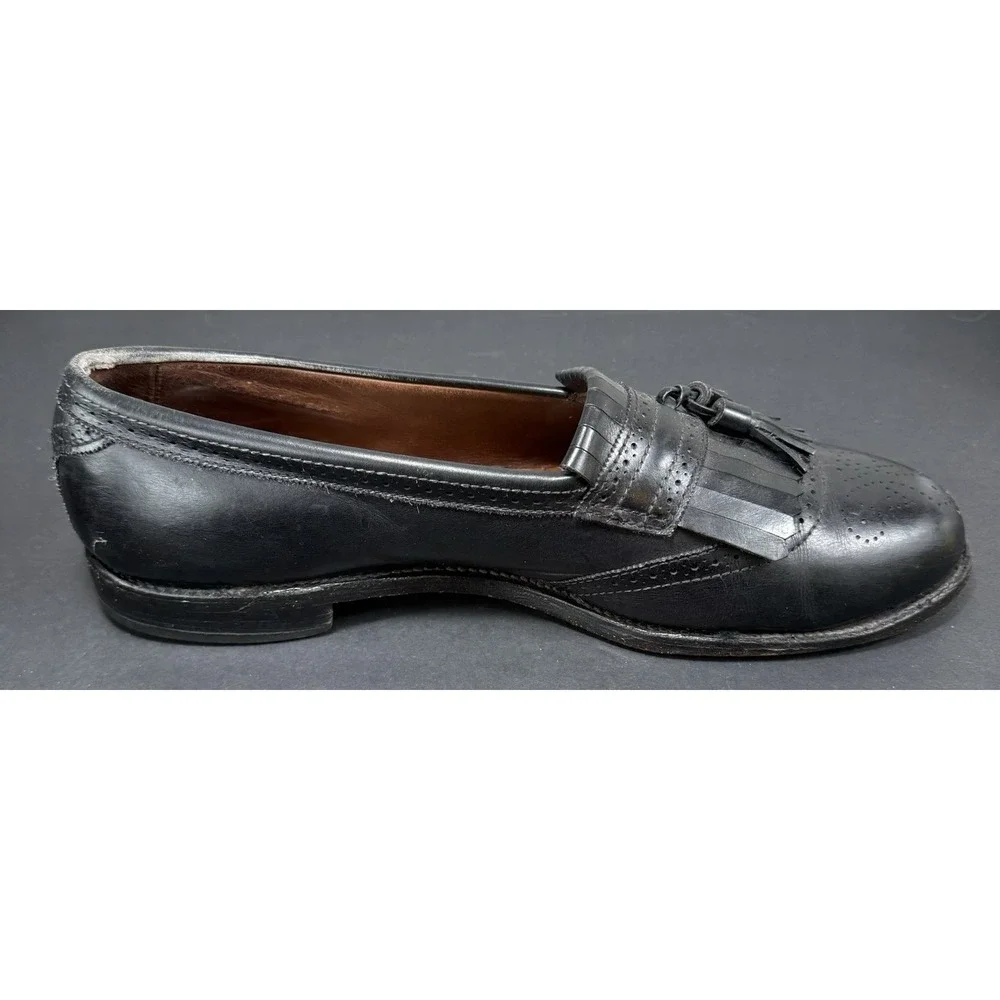 Allen Edmonds Bridgeton Tassel Loafers Men's 12‎ C Leather Black